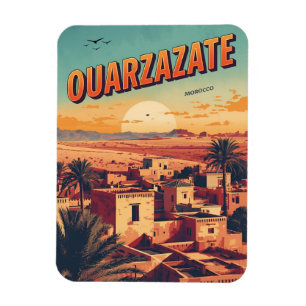Íman Cidade vintage de Ouarzazate kasbah deserto do Saa