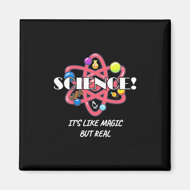 Íman Ciência Da Química De Professores É Magia, Mas Rea (Frente)