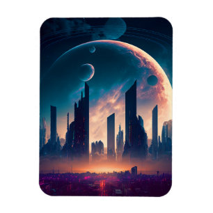 Íman Ciência Ficha Espacial Cyberpunk