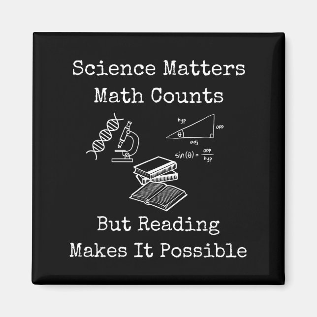 Íman Ciência Matemática Conta Mas Leitura Torna Possíve (Frente)