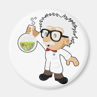 Íman Cientista com copo