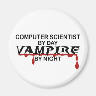Íman Cientista de computador em o dia, vampiro em a