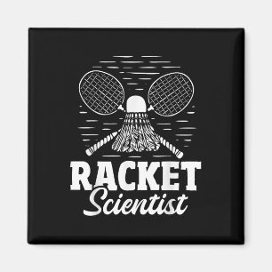 Íman Cientista de Raquete - Jogador de Badminton Atleta
