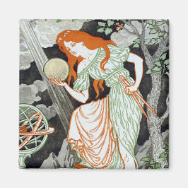 Íman Cientista feminina (Mulheres na Ciência e Tecnolog