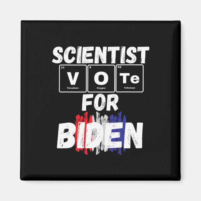 Íman Cientista Vota Biden (Frente)