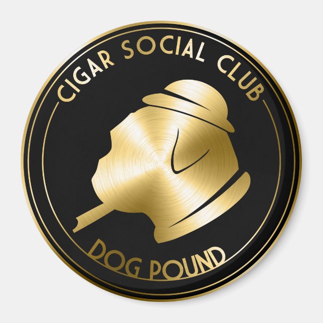 Íman Cigar Social Club Magnet (Frente)
