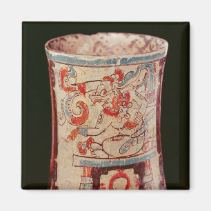 Íman Cilíndrico descrevendo uma deidade com ondas do