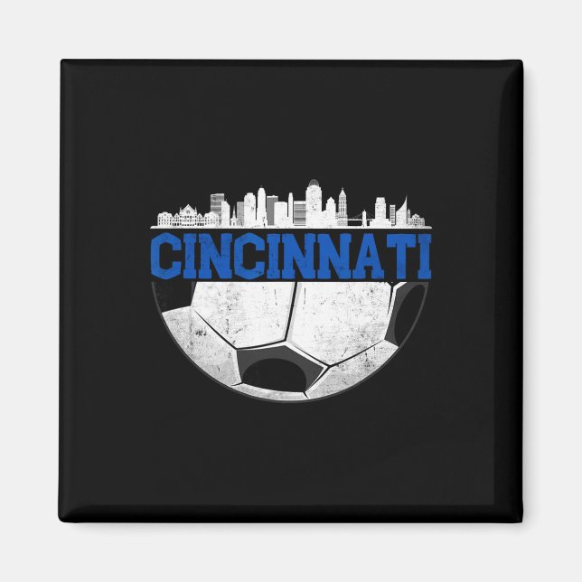 Íman Cincinnati Futebol Angustiado Cincy nati  (Frente)