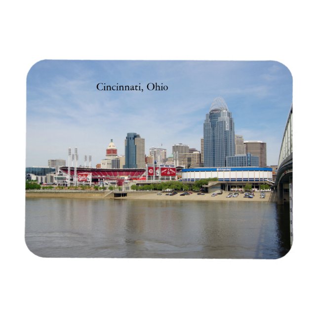 Íman Cincinnati, Ohio Flexible Photo Magnet (Horizontal)