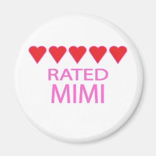 Íman Cinco Corações Mimi