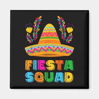 Íman Cinco de maio esquadrão da festa familiar grupo co