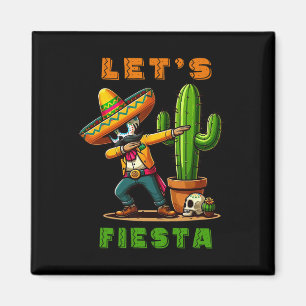 Íman Cinco De Mayo Cactus Mexicano Poncho Sombrero Hat 