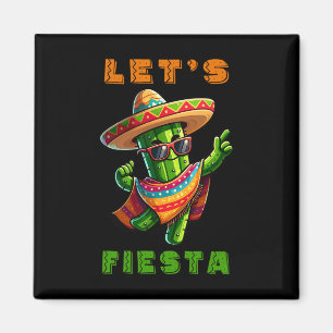 Íman Cinco De Mayo Cactus Mexicano Poncho Sombrero Hat