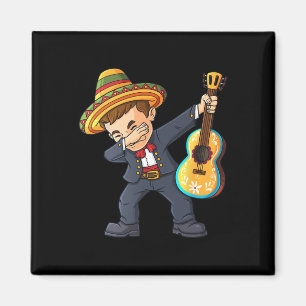 Íman Cinco de Mayo Dabbing Mariachi Mexicano Boys Kids