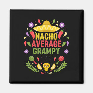 Íman Cinco De Mayo Engraçado Nacho Grampy Médio 