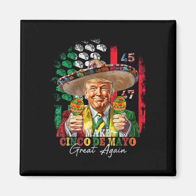 Íman Cinco De Mayo Faça o Cinco De Mayo Grande Novament (Frente)