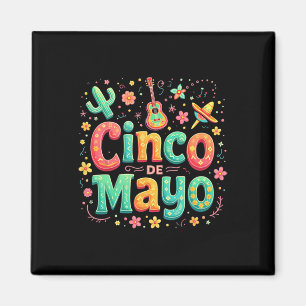 Íman Cinco De Mayo Família Mexicana Correspondente 5 De