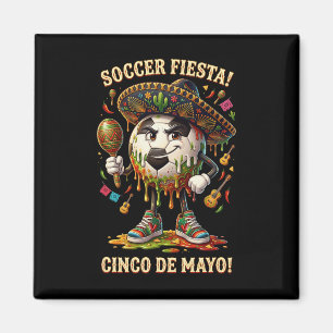 Íman Cinco De Mayo Festa de Futebol Drip Esporte Amor H