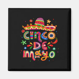 Íman Cinco De Mayo Festa Mexicana 5 De Mayo Para Mulher