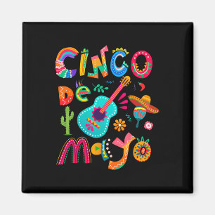 Íman Cinco De Mayo Festa Mexicana Celebre 5 De Maio M