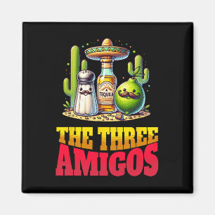 Íman Cinco De Mayo Os Três Amigos Engraçado Sal Limão T