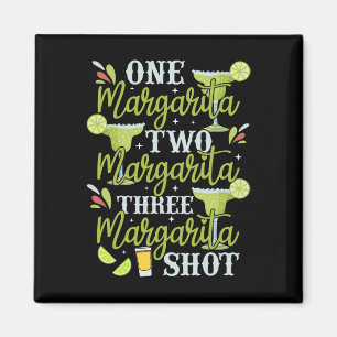 Íman Cinco De Mayo Uma Margarita Duas Margaritas Três M