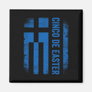 Íman Cinco De Páscoa Engraçado Cinco De Mayo Grécia Fla