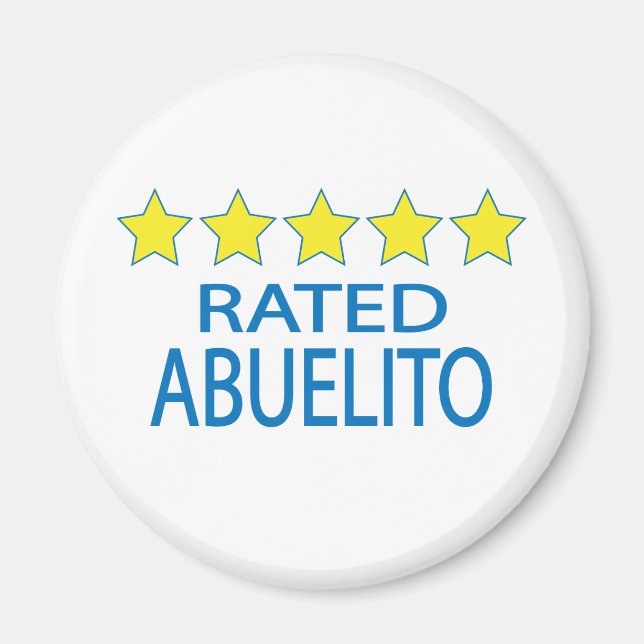 Íman Cinco estrelas Abuelito (Frente)