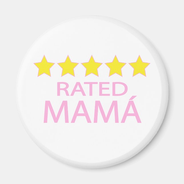 Íman Cinco estrelas Mamá (Frente)
