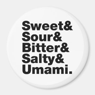 Íman Cinco gostos básicos