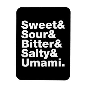 Íman Cinco gostos básicos