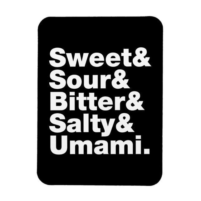 Íman Cinco gostos básicos (Vertical)