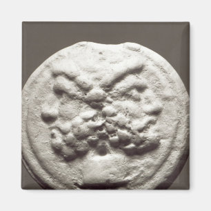 Íman Cinco moedas que descrevem Janus, Jupiter