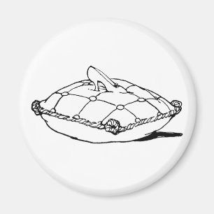 Íman Cinderela Slipper Vintage Arte Fairytale