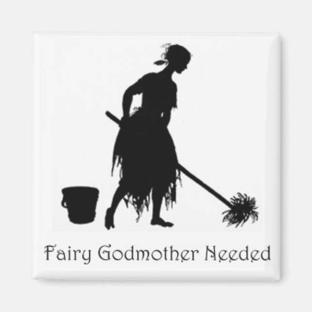 Íman Cinderella Fairy Godmmmmama Necessita De Mutilaçõe (Frente)