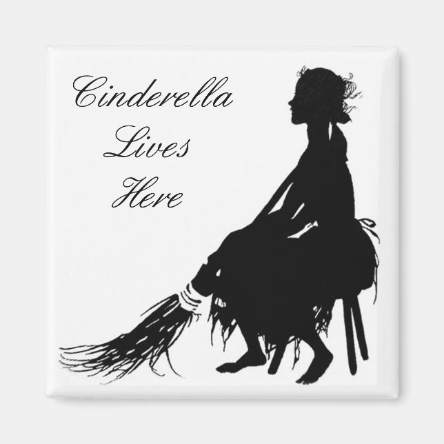 Íman Cinderella Mora Aqui Magnet (Frente)