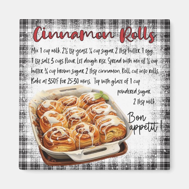 Íman Cinnamon Rolls Recipe (Frente)