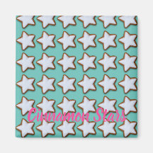 Cinnamon Star Cookies Padrão Natal e Natal