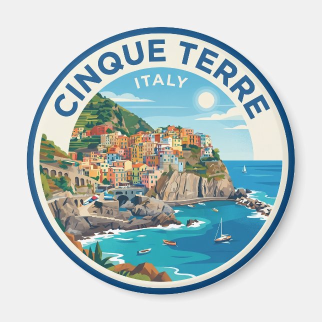 Íman Cinque Terre Itália (Frente)