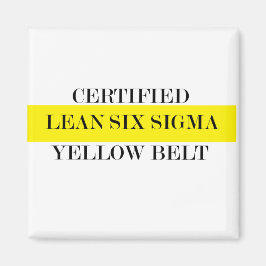 Íman Cinta Amarelo Lean Six Sigma