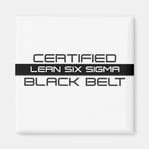 Íman Cinturão Preto Certificado de Seis Sigma
