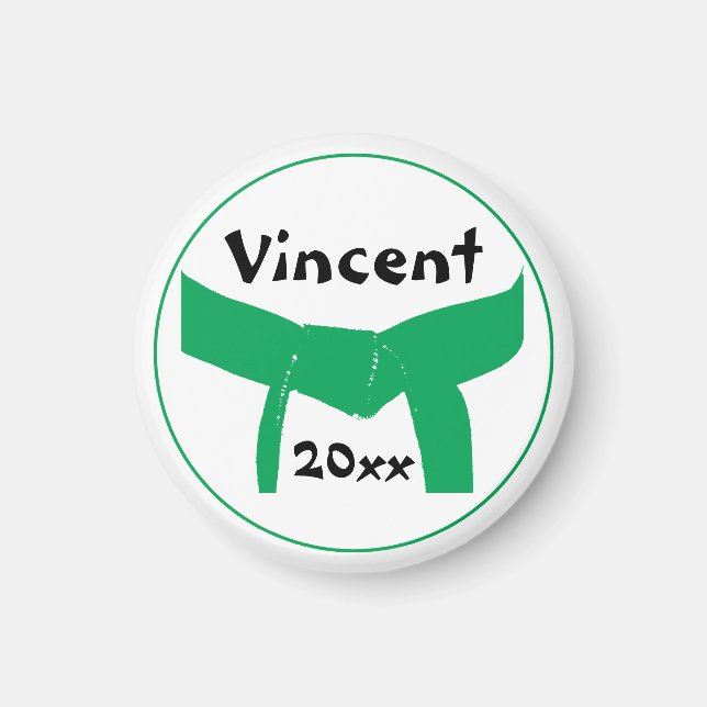 Íman Cinturão Verde de Artes Marciais (Frente)