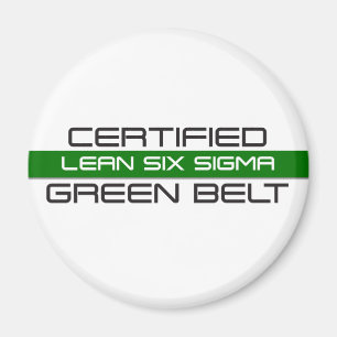 Íman Cinturão Verde Lean Six Sigma Certificado