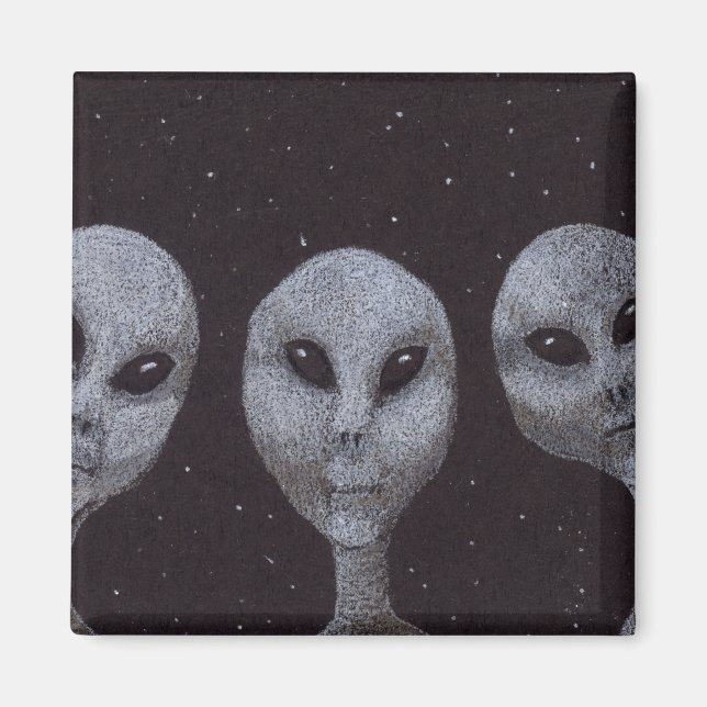 Íman Cinza alienígena (Frente)