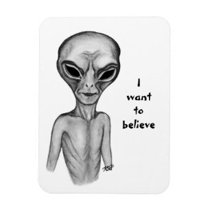 Íman Cinza Alienígena, quero acreditar