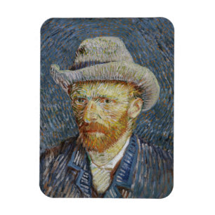 Íman Cinza Autoretrato Van Gogh Sentiu Ódio Na Pintura