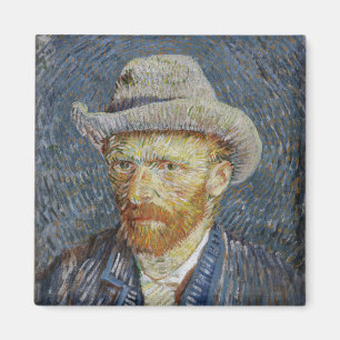 Íman Cinza Autoretrato Van Gogh Sentiu Ódio Na Pintura