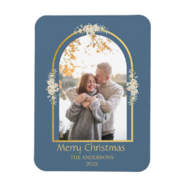 Íman Cinza de Fotografias de Arch Floral Minimalista Mo