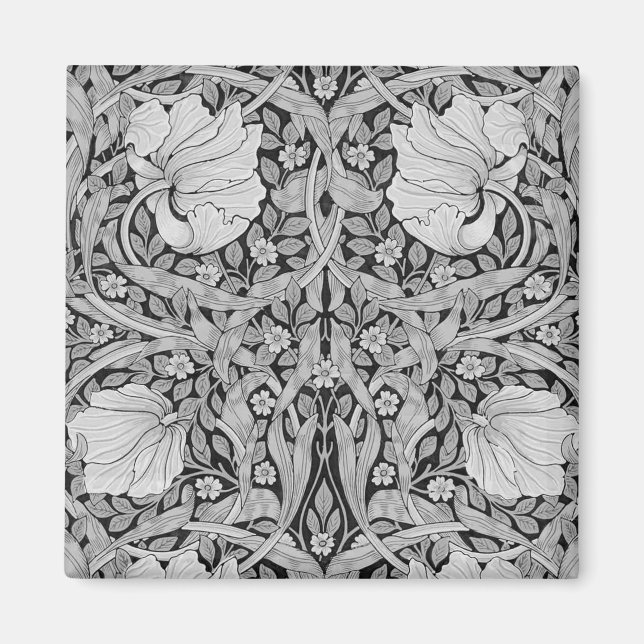 Íman Cinza Pimpernel Monotone, William Morris (Frente)