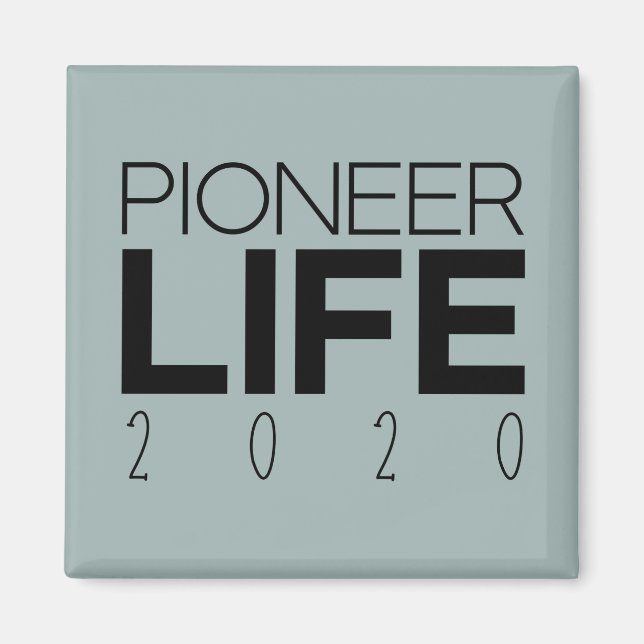 Íman Cinza Pioneer Life 2020 Azul (Frente)